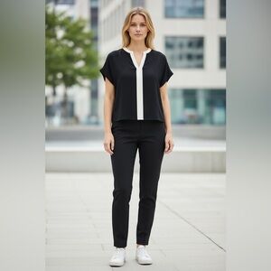 NWOT, SHEIN, Black & White Contrast Top, Size
XL / US 12